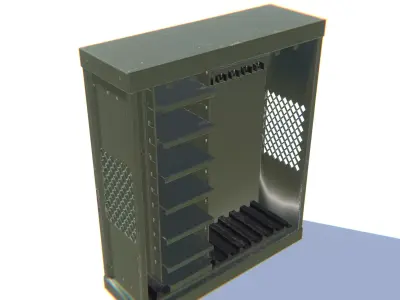 Weapon Storage Low-poly 3D model