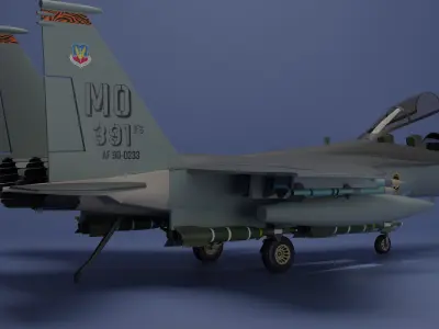 McDonnell Douglas F-15 Eagle 3D model get