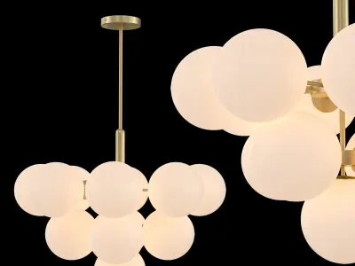 POLARIS Chandelier lamp 3D model