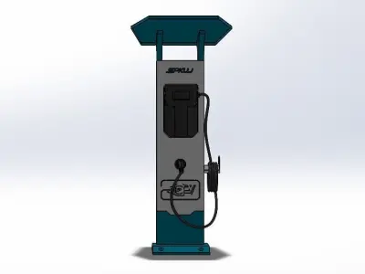 EV Charging 7kW 3D model