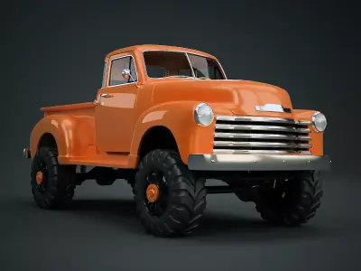 Chevrolet Pickup 1951 Pickup Lift 3D model