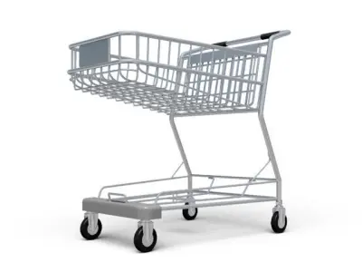 shopping cart 3D model buy
