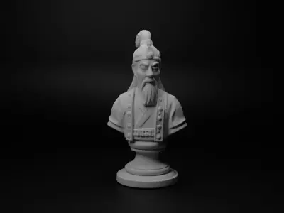 Korean Hwarang Bust Chess 3D print model order