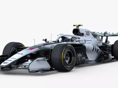 F1 Cadillac MAC26 2026 Low-poly 3D model