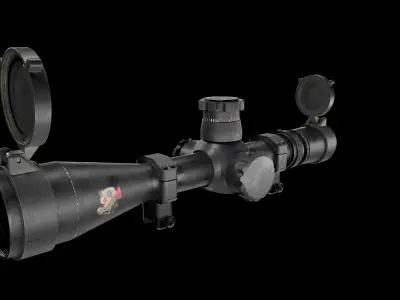 Sniper Sight Low-poly 3D model