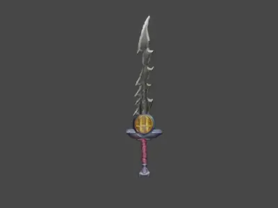 Zeloeman Sword A 7 Low-poly 3D model
