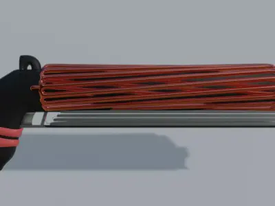 Electromagnetic Gun 3D model