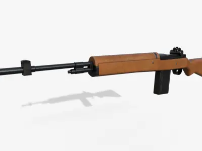 M14 Assault Rifle  Low-poly 3D model
