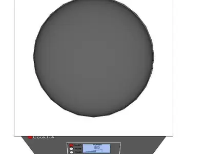 cooktek induction wok cooker 3D model