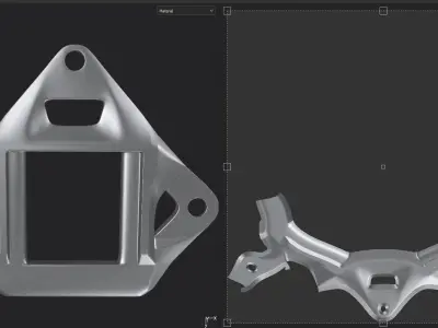 tactical mount 3D model