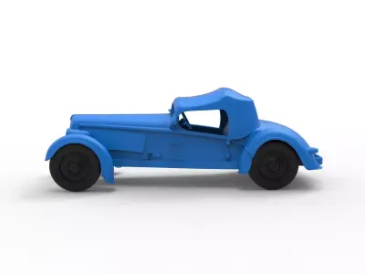 Adler Trumpf 1935 Car 3D print model