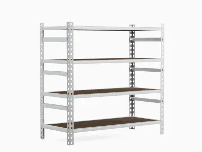 Metal Shelf Set 3D model