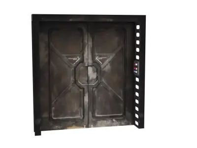 Droid Depot door 1-12 scale Blackseries 3D print model