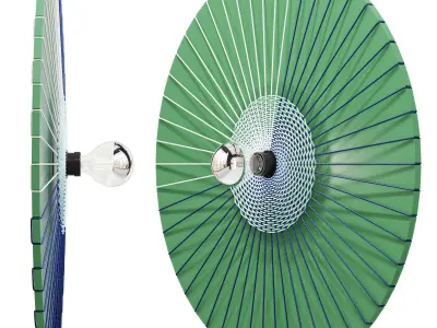 roche bobois rays wall light 3D model
