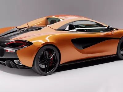 Mclaren 570s Spider 3D model