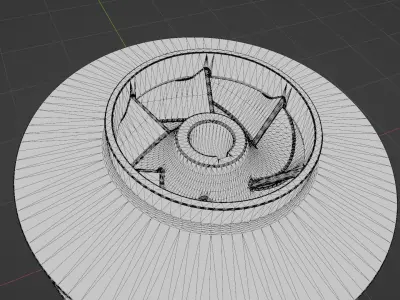 impeller pump 3D model