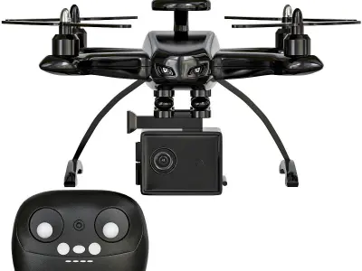 Drone Quadcopter 3D model get