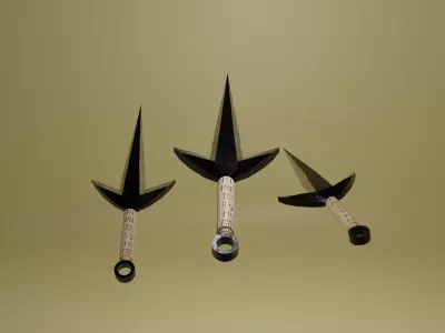 Minato Kunai 3D model