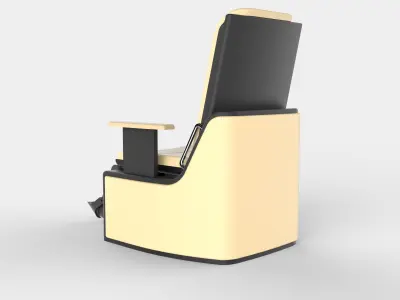 Airplane first class chair 3D model