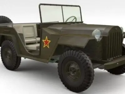 Military vehicle 3D model