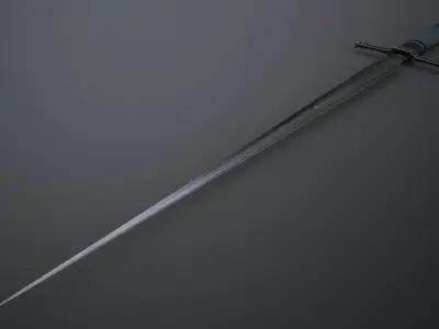 Misericorde Dagger Low-poly 3D model