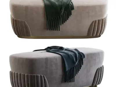 Crystal Bench 3D model