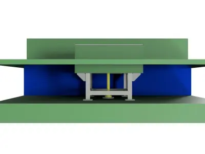 HYDRAULIC LIFT Low-poly 3D model purchase