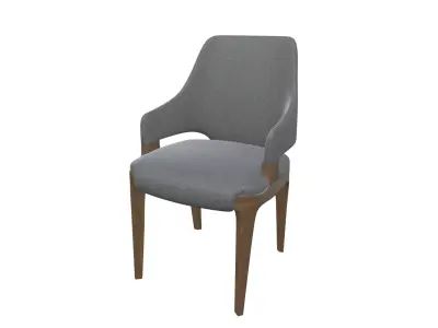 Chair MO 001 - Contemporary Minimalist Dining Chair 3D model