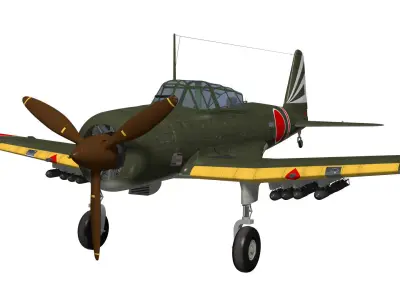 Ki51 Sonia 3D model buy