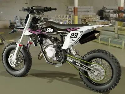 KTM 50 2023 3D model