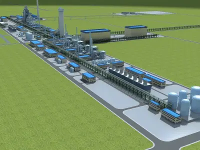 Factory 4 3D model