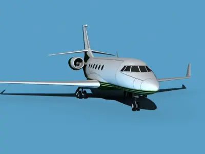 Dassault Falcon 2000 V06 3D model