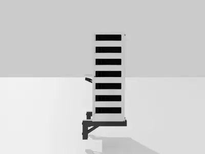 AC and heating unit LG  3D model