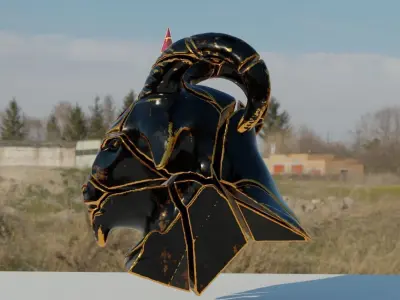 Demon goat Ethereum  3D model