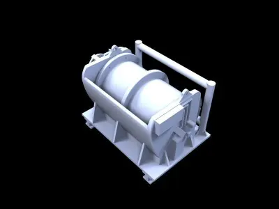 winch for ship model 3D print model
