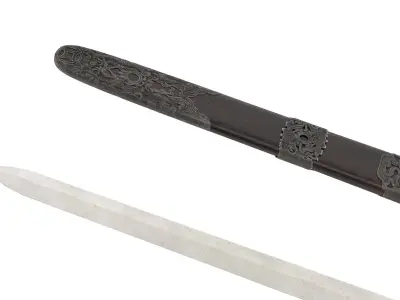 Jian Sword 3D model