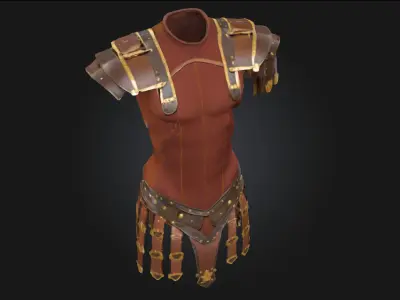 Gladiator Armor Historical Battlewear Model for Combat 3D model