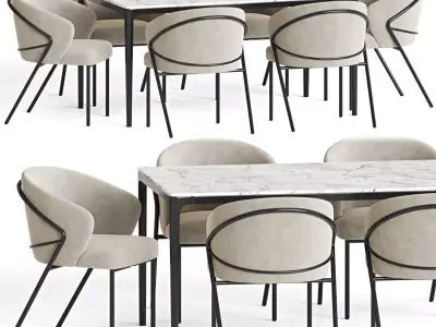 Dining Set 112 3D model