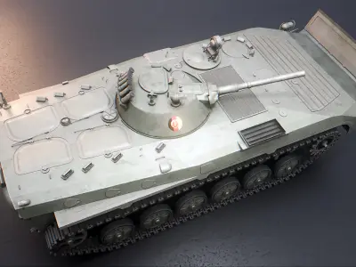 BMP 1 - Russian Armored Infantry Vehicle Low-poly 3D model