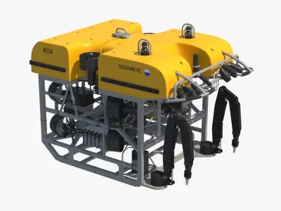 ROV Remotely Operated Underwater Vehicle 1 3D model