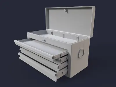 Tool box Low-poly 3D model purchase