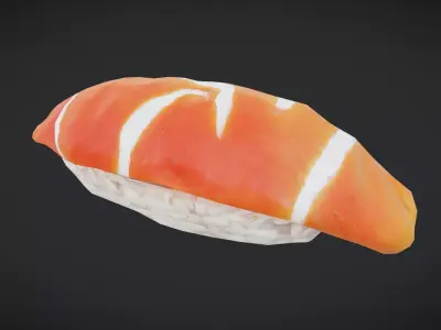Sushi - Nigiri Low-poly 3D model