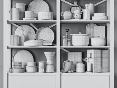 kitchen accesories045 3D model