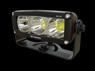 External LED worklight 1 Free 3D model