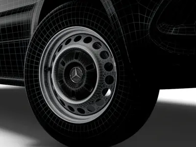 Mercedes Benz Sprinter 2020 wheel 3D model