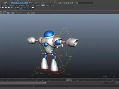 FlyingRobo robot Low-poly 3D model