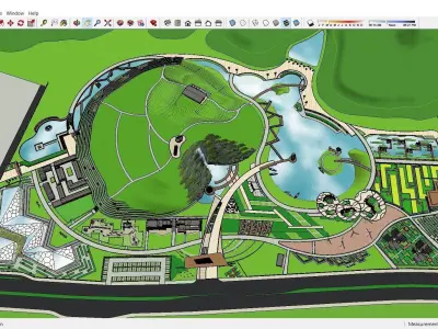 Sketchup Recreational Tourism B9 3D model