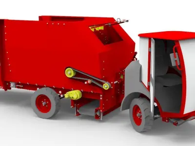 Heavy Equipment - straw 3D model