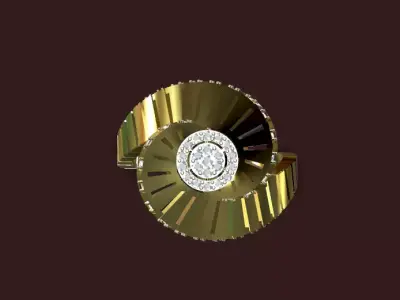 antique ring  3D print model