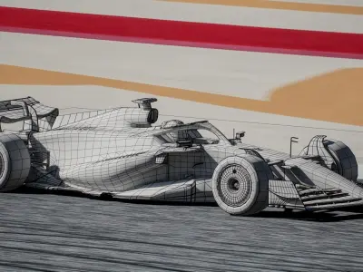  F1 Mercedes W14B Monaco Update Season 2023 